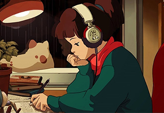 If you've ever listened to music on YouTube while studying/working, you'll probably recognize this girl.  <a href="https://www.youtube.com/watch?v=5qap5aO4i9A"><strong>This video</strong></a> called, "Lofi hip hop radio - beats to relax/study to" is a 24/7 stream of relaxing music that is good for concentrating. Reddit has taken this girl's picture and turned it into an artist challenge!