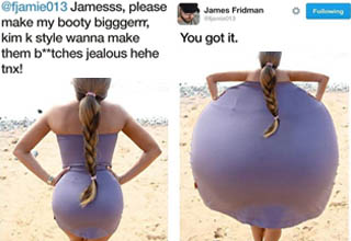 Failed <a href="https://www.ebaumsworld.com/pictures/21-hilarious-victims-of-the-photoshop-troll/85482541/" target="_blank">Photoshop requests</a> have been around for a long, long time on the internet and James Fridman is undoubtedly one of the best in the game. 
<br></br>You've probably seen his work before, but in case you haven't, just know when you make requests with him you should be very careful what you ask for!