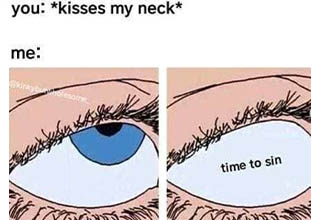 Boyfriend when neck my my kisses What Does