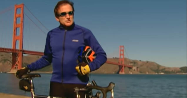 Cycling Around SF With Robin Williams