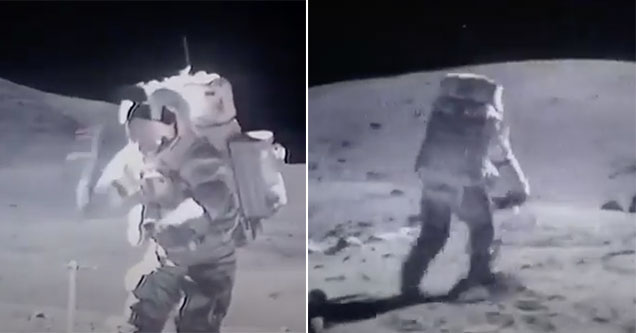 Sped Up Footage of Astronauts Walking on the Moon - Funny Video | eBaum ...