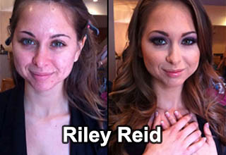 pornstars without makeup - Riley Reid