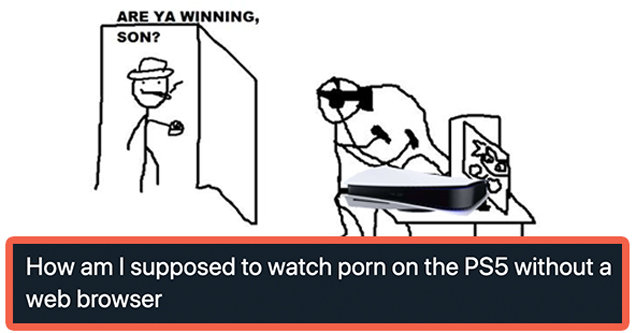 PS5 Ditches Web Browser Sparks Debate On Watching Porn On A