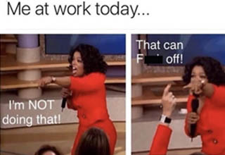Stop working on your actual job and get a load of these <strong><a href="https://www.ebaumsworld.com/pictures/44-funny-work-memes-that-need-a-vacation/86475371/" target="_blank">work memes</a></strong>, stat!
<br></br>Work sucks, we know. But we're here to help it suck just a little less with this hilarious collection of <strong><a href="https://www.ebaumsworld.com/pictures/work-from-home-memes-that-need-to-get-out-more/86476936/" target="_blank">work memes</a></strong> to enjoy <strong><a href="https://www.ebaumsworld.com/pictures/26-funny-work-memes-to-enjoy-on-your-break/86344945/" target="_blank">on your break</a></strong>.