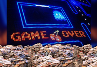What do you know about the <strong><a href="https://gaming.ebaumsworld.com/pictures/10-video-game-urban-legends-that-were-actually-true/86414970/">video game</a></strong> crash of the 1980s? Between 1983 and 1985, video game revenues fell 97%, causing many to believe the gaming industry would die out entirely.
</br>
</br>
Most people who know about the crash at all blame it on the Atari 2600 game <em><strong><a href="https://gaming.ebaumsworld.com/pictures/15-wacky-video-game-facts-to-expand-your-mind/86389441/">E.T.: The Extra-Terrestrial</a></strong></em>, a game that sold so poorly, millions of unsold copies ended up being buried in a New Mexico desert.
</br>
</br>
While that game didn’t help matters, the truth was that the crash was inevitable. Don’t believe us? Here are 15 <strong><a href="https://gaming.ebaumsworld.com/pictures/10-longest-standing-video-game-myths-debunked-once-and-for-all/86401118/">secrets</a></strong> behind the video game crash of the 1980s.
