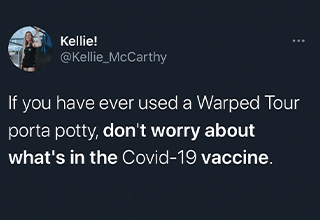 If you've ever licked a pole in the winter, don't worry about what's in the COVID vaccine. There's a lot of misinformation out there regarding the scariness of what is inside the COVID vaccine. I'm sure a few internet scientists will join the conversation in the comments and tell us all why the vaccine will turn us all into soy boys or something. 