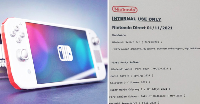 NEW Nintendo Direct Nintendo Switch Leaks!