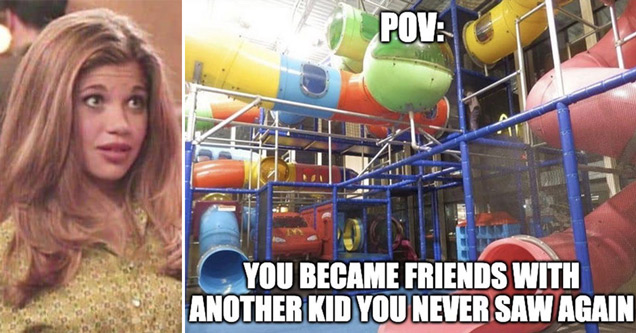 topanga from boy meets world - pov: you became friends with another kid you never saw again