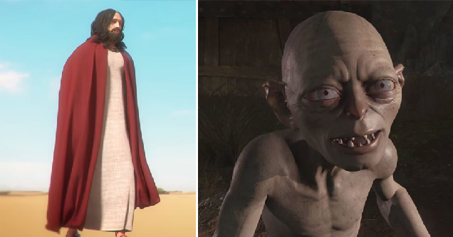 i am jesus christ video game - the lord of the rings gollum video game