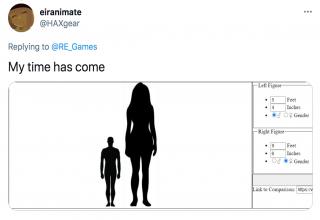 Resident Evil's Lady Dimitrescu is 9 Feet 6 Inches Tall - Facepalm