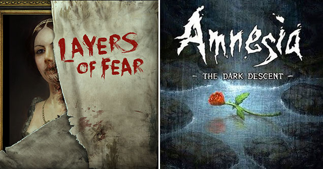 horror games that will scare you - layers of fear -  Amnesia the dark descent