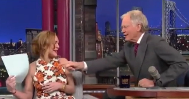 2013 Lindsay Lohan Interview on David Letterman is Horrifying to Watch Now