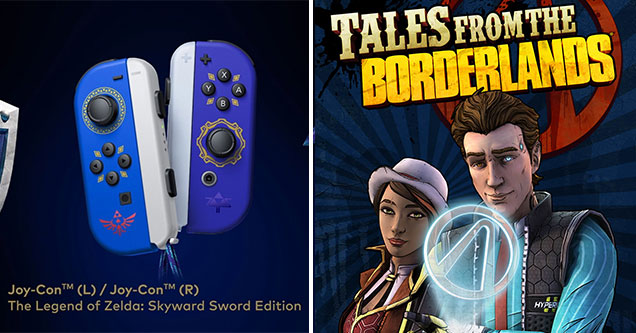 everything else coming to Switch and Nintendo Direct -  Zelda controller covers - Tales From the Borderlands -  on Switch