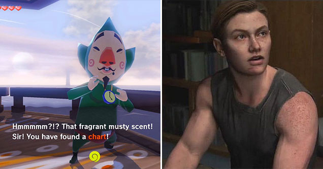 controversial characters -  Abby The Last of Us II - Tingle - The Legend of Zelda: Majora's Mask