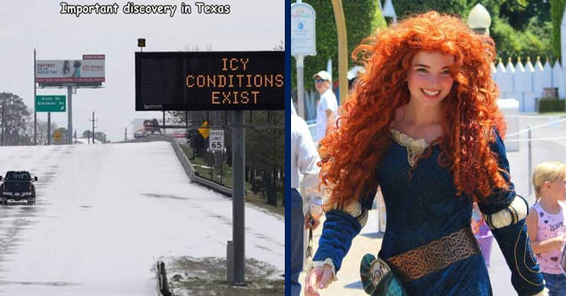 random pictures | Winter storm - Important discovery in Texas Faltet Hoto Conditions Exist Grant Bar Speed Limit 65 | best cosplay ever - Love