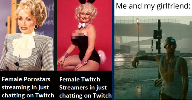 photo caption - of the bers Female Pornstars streaming in just chatting on Twitch Female Twitch Streamers in just chatting on Twitch | vrutal - Me and my girlfriend Re x