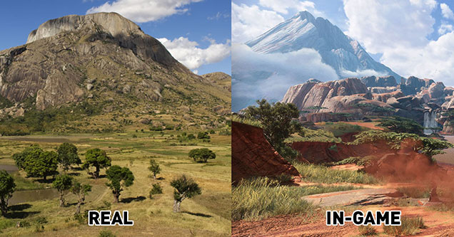 real places from video games - Uncharted 4 versus Madagascar