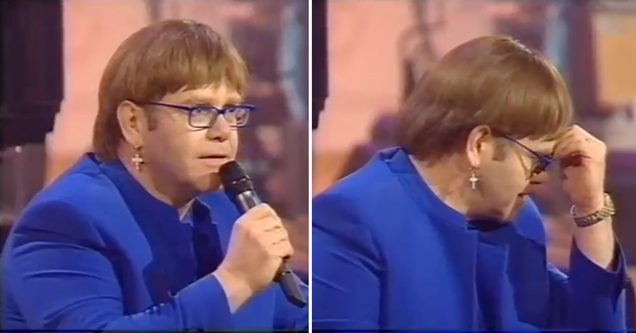 elton john improvising a song with lyrics from an oven manual