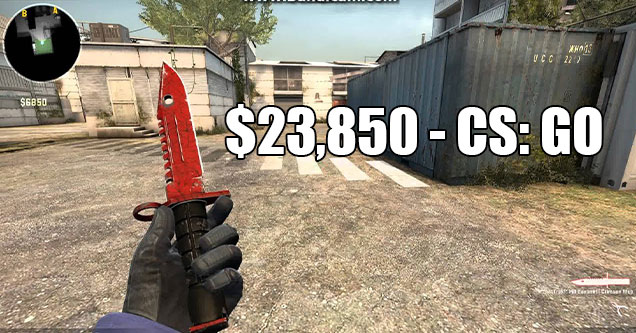 Crazy Expensive and Useless Micro-transactions -  23 thousand dollar counter strike knife -  M9 Bayonet Crimson Web