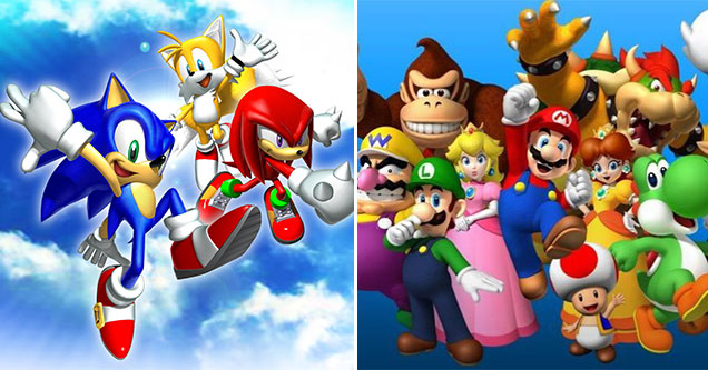 Sonic Vs Mario – Who's Really The Best ?