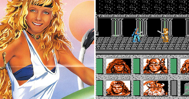 forgotten NES classic -  10 RGPs that were awesome - Ghost Lion - Advanced Dungeons & Dragons: Heroes of the Lance