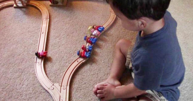 toddler solves trolley problem