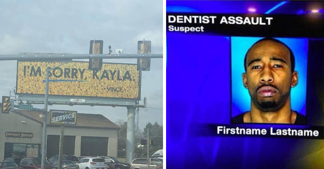 road - I'M Sorry Ikayla Vince Street Coffman Service | first name last name meme - Dentist Assault Suspect Firstname Lastname 27 Onews