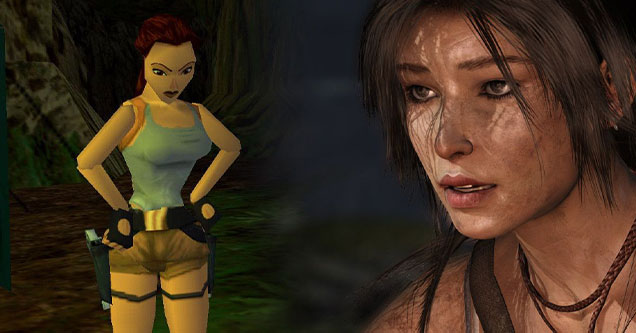 our top 15 female protagonists -  Lara Croft from Tomb Raider -  1999 and 2121