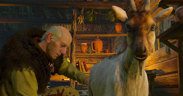 escort missions that didn't suck - The Witcher 3 - goat mission