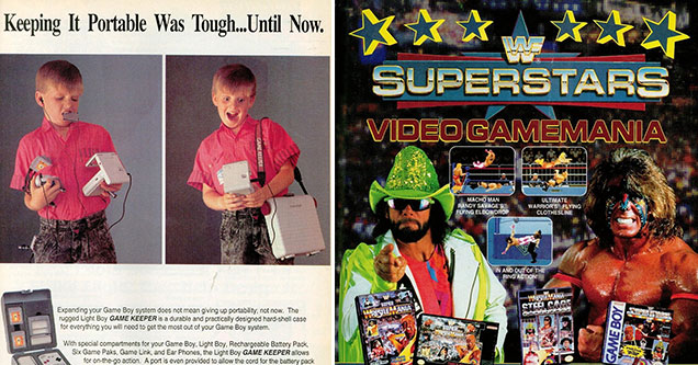 Vintage Gaming Ads - Keeping it portable was hard until now -  Video Game Mania -  WWE Superstars