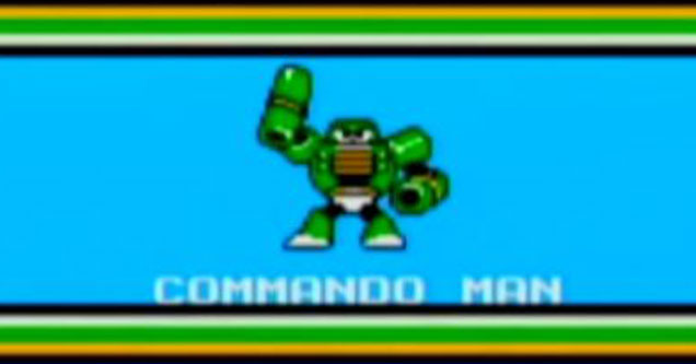 Dirty Mega Man Boss Names -  Commando Man