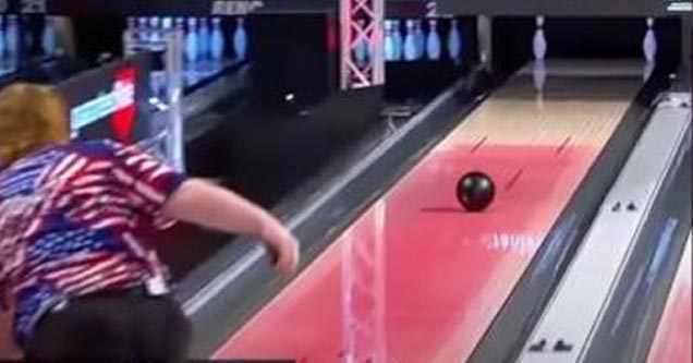 a bowler hitting a 7-10 split on live tv