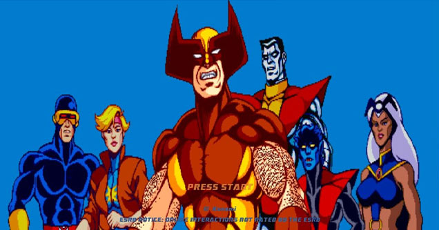 arcade games that define our childhood -  X-Men