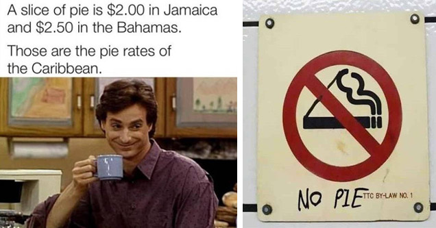 Meme - pie-rates of the caribean meme - no pie