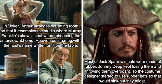 pirates of the caribbean jack - Most of Jack Sparrow’s hats were made of rubber. Johnny Depp ke