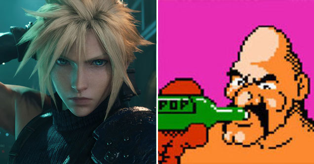 Classic video game characters that would be instantly cancelled today - Soda Popinski - Cloud