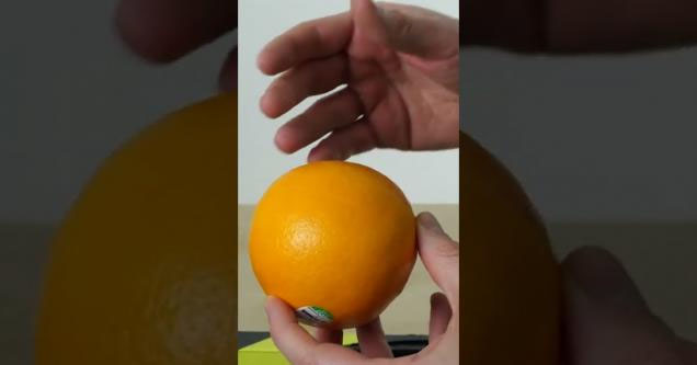 YouTuber shows how to pop balloons with orange peels