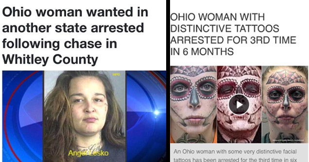 Ohio Woman Headlines