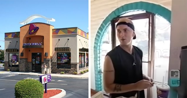 eminem at taco bell 2000