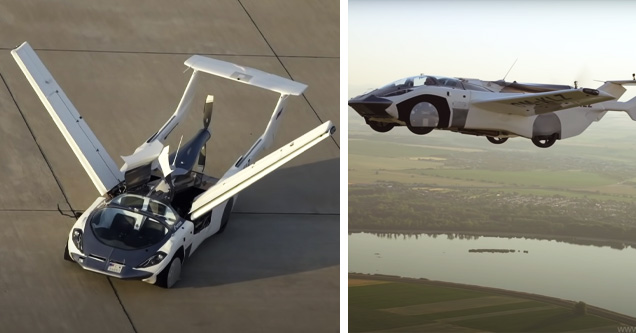 the aircar flying