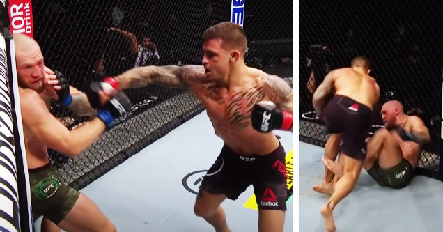 dustin porier conor mcgregor knockout