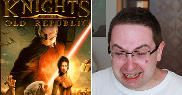 How Star Wars Video games revived and expanded The Star Wars canon -  Star Wars Fan crying reaction -  Knight of the old republic