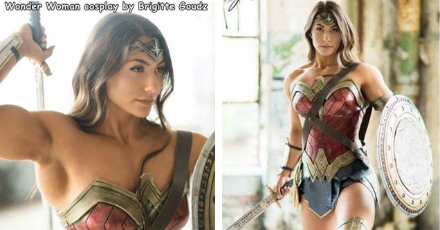 wonder woman cosplay by brigitte gouz