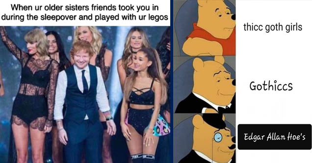 ed sheeran VS fashion show meme | winni the pooh quality meme