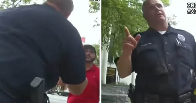 cop caught wanting to hurt people on camera