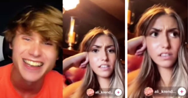 cringey dude hitting on girl tiktok