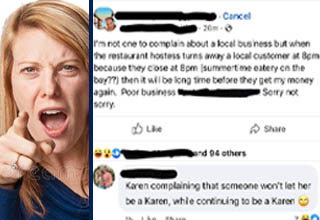 <strong><a href="https://www.ebaumsworld.com/pictures/karen-has-ridiculous-demand-for-anyone-baking-bread-right-now/86261592/" target="_blank">Karen</a></strong> tries her best to throw a tantrum but the comments are quick to put her in her place. 
