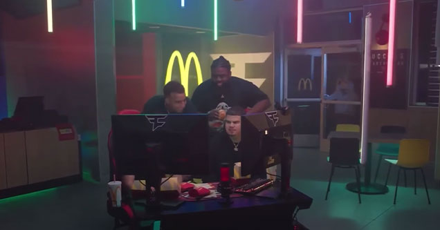 FaZe Clan's McDonald's commercial is over flowing with cringe