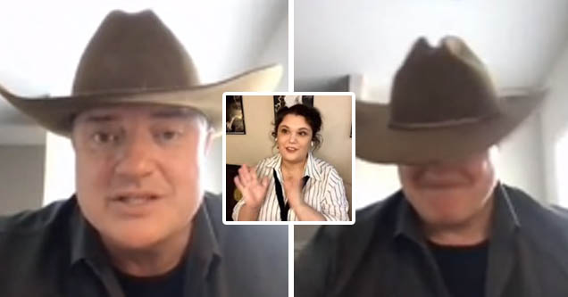 Brendan Fraser choked up by fan support during virtual meet-and-greet