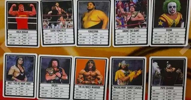 wrestling cards wwe